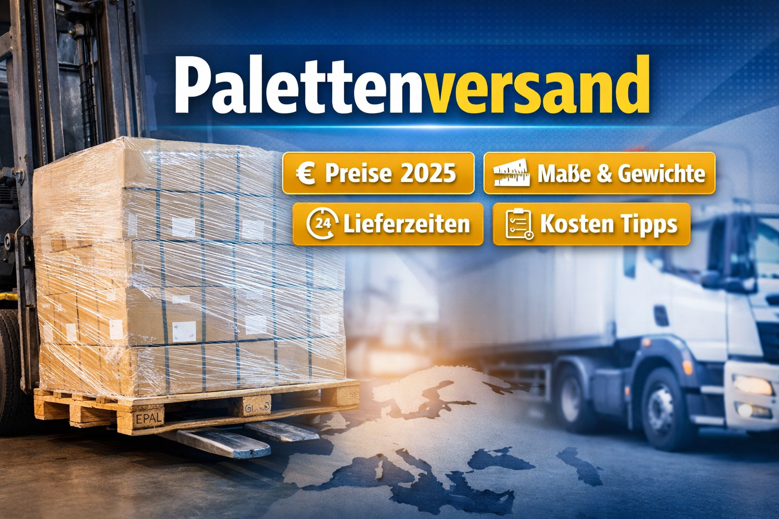 Palettenversand Europalette Transport Deutschland